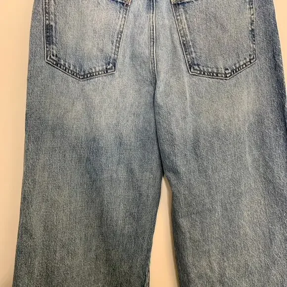 Favorite Daughter jeans: The Masha Super High Rise Wide Leg Crop in Dublin 27 - Picture 5 of 16